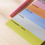 A5 Daily Planner Pad | Rainbow Colour Block Notepad, thumbnail 2 of 7