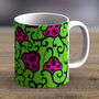Green And Purple Kitenge Print Fabric Mug 35, thumbnail 2 of 2