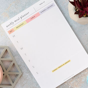 Weekly Meal Planner Notepad, 2 of 5