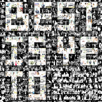 Personalised Anniversary Photo Mosaic Word Art – Made From Your Favourite Memories, 2 of 7