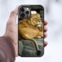 Lioness Relaxing iPhone Case, thumbnail 3 of 4