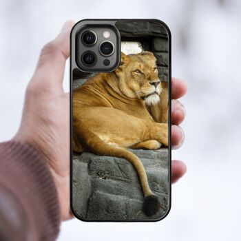 Lioness Relaxing iPhone Case, 3 of 4