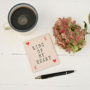 King Of Hearts Ceramic Coaster, 4 of 8