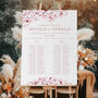 Cherry Blossom Wedding Seating Chart, thumbnail 2 of 5