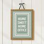 Home Sweet Home Office Print, thumbnail 2 of 5