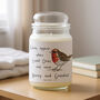 Robins Appear Memorial French Vanilla Candle, thumbnail 1 of 8
