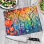 Forest Of Colour Textured Glass Chopping Board, thumbnail 3 of 8