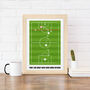 Personalised Offside Rule Wall Print, thumbnail 3 of 7