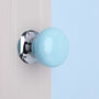 G Decor Set Of Two Blue Mortice Ceramic Door Knobs, thumbnail 5 of 5
