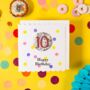 10th Birthday Card And Badge Set, thumbnail 1 of 5