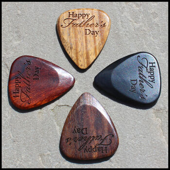 Happy Father's Day Tin With Four Electric Guitar Picks, 8 of 11