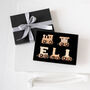 Personalised Engraved Christmas Wooden Name Train Set, thumbnail 6 of 9