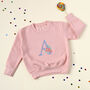 Kids Personalised Initial Sweatshirt, thumbnail 1 of 5