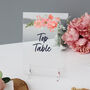 Wedding Table Names Pink Floral, thumbnail 5 of 6