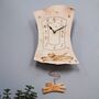 Jumping Dog Personalised Handmade Wall Clock, thumbnail 1 of 6