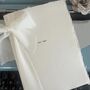Set Of Two Personalised Wedding Typewriter Vow Books, thumbnail 1 of 6