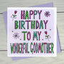 Personalised Godmother Birthday Book Card, thumbnail 2 of 6