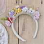 Floral Bride To Be Headband, thumbnail 1 of 3