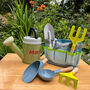 Personalised Pastel Gardening Set In A Bag Or An Apron, thumbnail 3 of 4