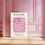Matisse Pink Leaf Art Print, thumbnail 1 of 4