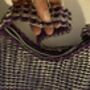 Sliver Skye Shoulder Bag Crocheted Metal Ring Pulls, thumbnail 8 of 12