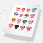 Brentford Classic Retro Football Kits Team Print, thumbnail 3 of 4