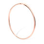 Rose Gold Vermeil Plated Open Drop Bangle, thumbnail 1 of 4