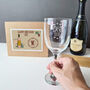 Personalised 40th Birthday Engraved Wine Glass Gift, thumbnail 1 of 7