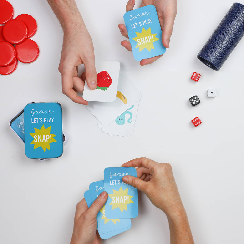 Personalised Snap Playing Cards By Proper Goose