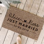Personalised Just Married Doormat, thumbnail 1 of 1