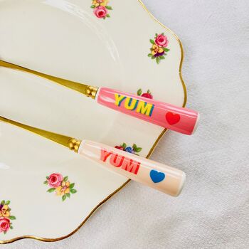 A Pair Of Fun, Coloured Cake Forks, 6 of 9