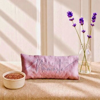 Namaste Embroidered Lavender Eye Pillow, 3 of 6