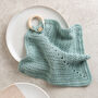 Cotton Dish Cloth Easy Crochet Kit, thumbnail 1 of 10