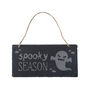 Hanging Illustrated Slate Sign 'Spooky Season', thumbnail 2 of 2