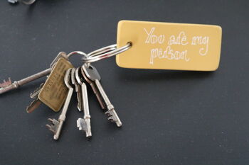 Personalised Key Ring, Sturdy, 3 of 8
