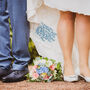 Personalised Embroidered Handwriting Wedding Dress Patch, thumbnail 1 of 5