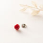 Red Faux Pearl Modesty Pin, thumbnail 3 of 11