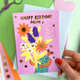Happy Birthday Mum Greeting Card, thumbnail 1 of 3