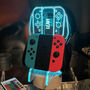Neon Red Games Controller And Headset Stand, thumbnail 3 of 4