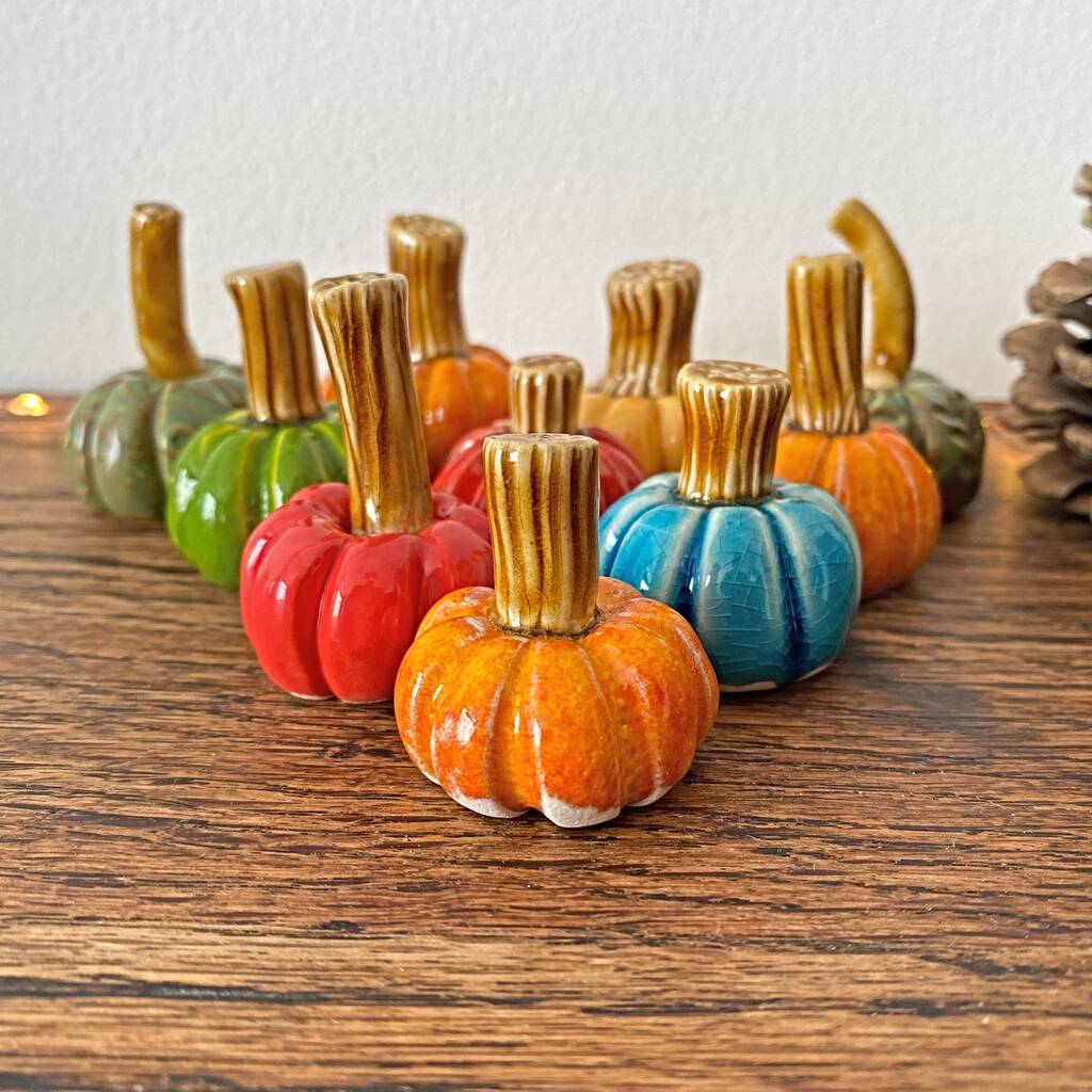 Handmade Ceramic Pumpkins By Bobby Loves Rosie | notonthehighstreet.com