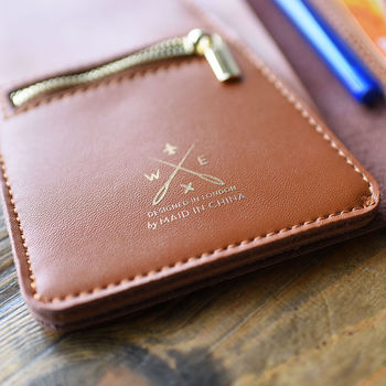 Stitch It Yourself Leather Travel Wallet, 7 of 10