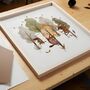Woodland Carriage And Forest Friends Nursery Art Print – Whimsical Animal Wall Art For Children’s Rooms, thumbnail 4 of 5