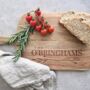 Large Personalised Acacia Wooden Chopping Board Gift, thumbnail 5 of 7
