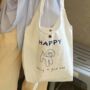 Dog Lover Gift Idea White Canvas Cotton Tote Bags, thumbnail 1 of 7