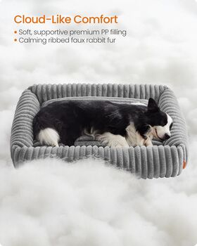 Rectangular Dog Bed Dog Sofa Cushion Bed, 3 of 5