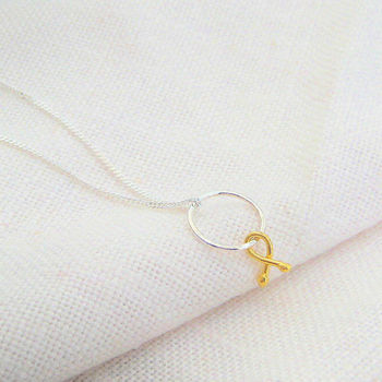 Sterling Silver Xo Hugs And Kisses Necklace, 2 of 5