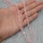 Rose Quartz Beaded Necklace: 18 Inch, thumbnail 8 of 8