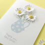 Teacher Thank You Paper Daisy Card, thumbnail 4 of 5