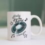 Personalised 'For the record' Mug For Him, thumbnail 3 of 4