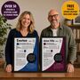 Personalised 50th Birthday Gift Birth Year Print For Football Fans, thumbnail 1 of 11